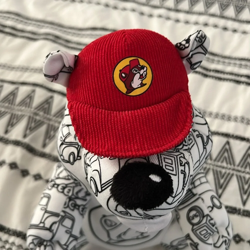 Buc-ees Beaver stuffed animal coloring with hat